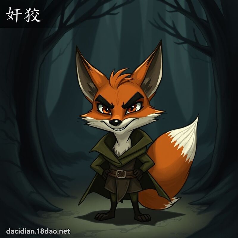 奸狡 - 国语大辞典配图