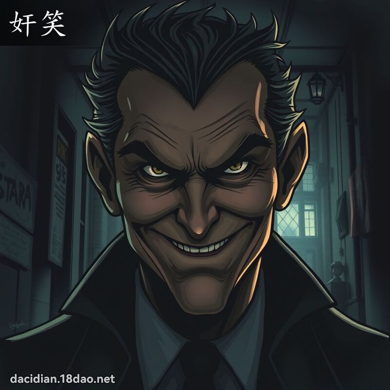 奸笑 - 國語大辭典配圖