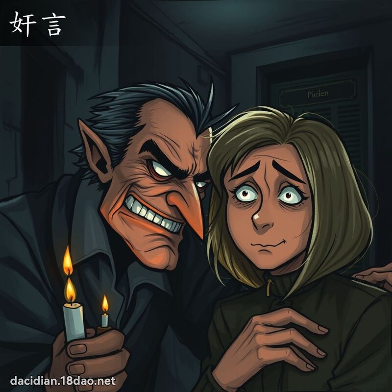 奸言 - 国语大辞典配图