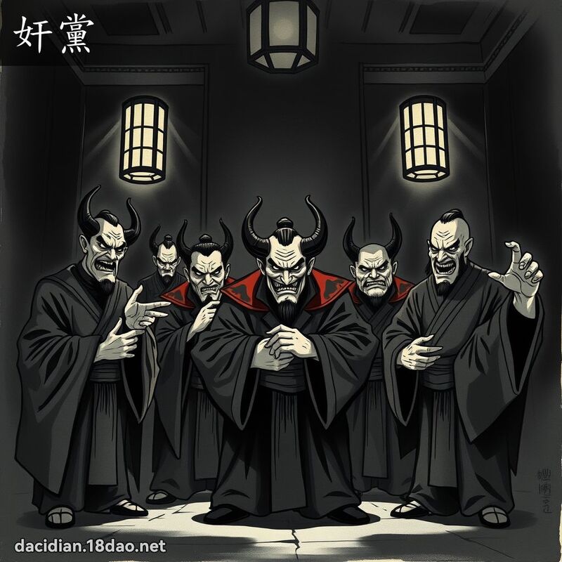 奸黨 - 國語大辭典配圖