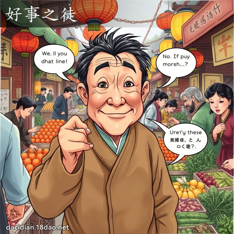 好事之徒 - 國語大辭典配圖