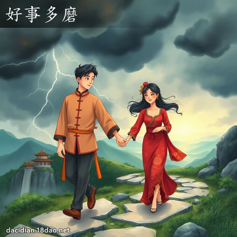 好事多磨 - 國語大辭典配圖
