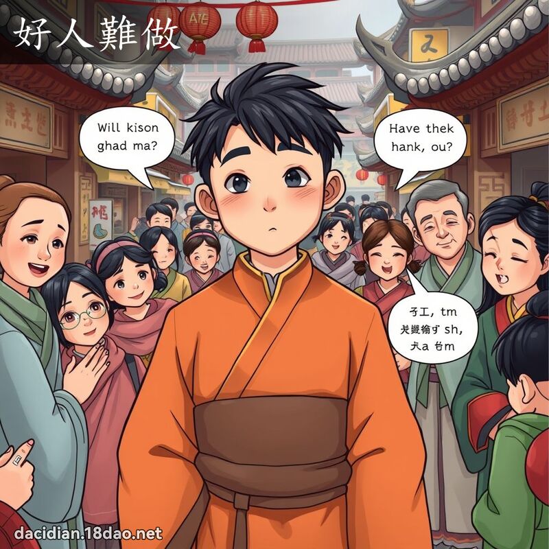 好人难做 - 国语大辞典配图