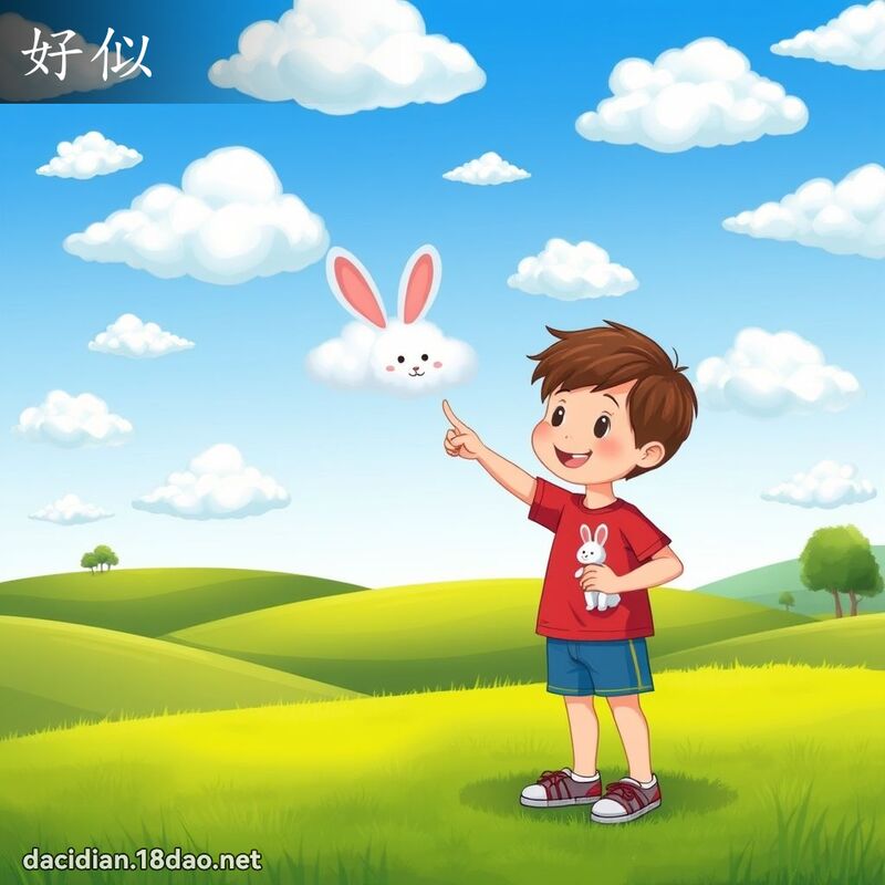 好似 - 国语大辞典配图