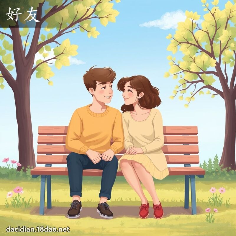 好友 - 国语大辞典配图