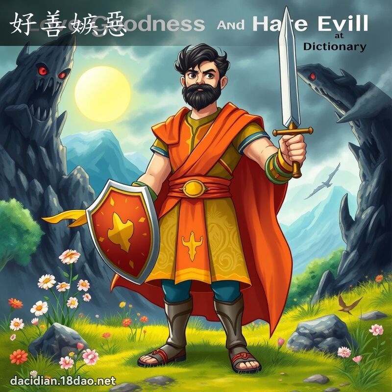 好善嫉恶 - 国语大辞典配图