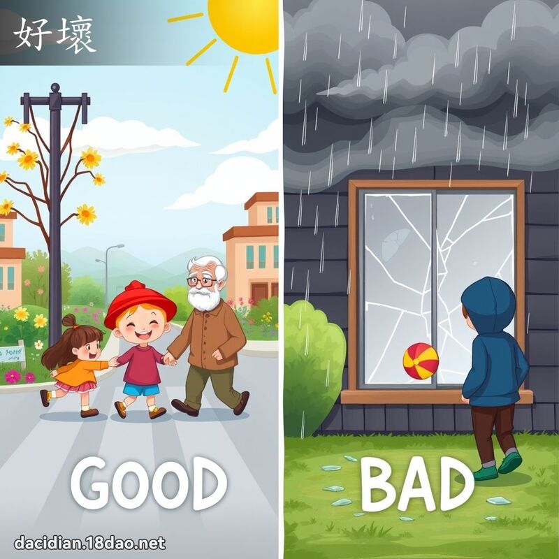 好坏 - 国语大辞典配图