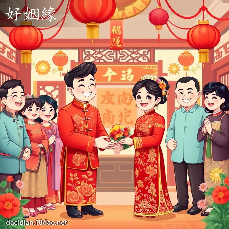好姻缘 - 国语大辞典配图