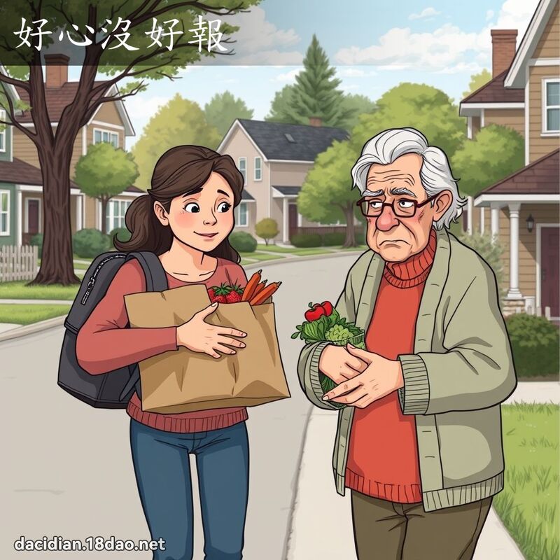 好心沒好報 - 國語大辭典配圖