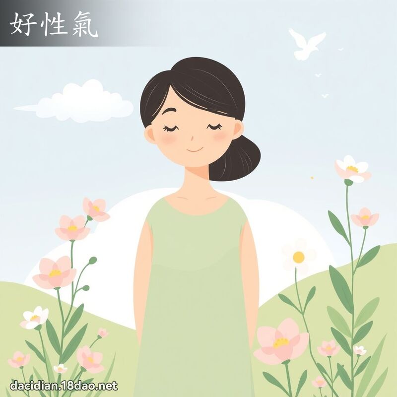 好性气 - 国语大辞典配图