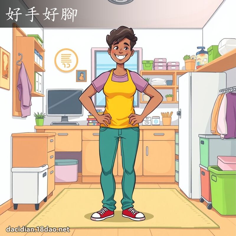 好手好脚 - 国语大辞典配图