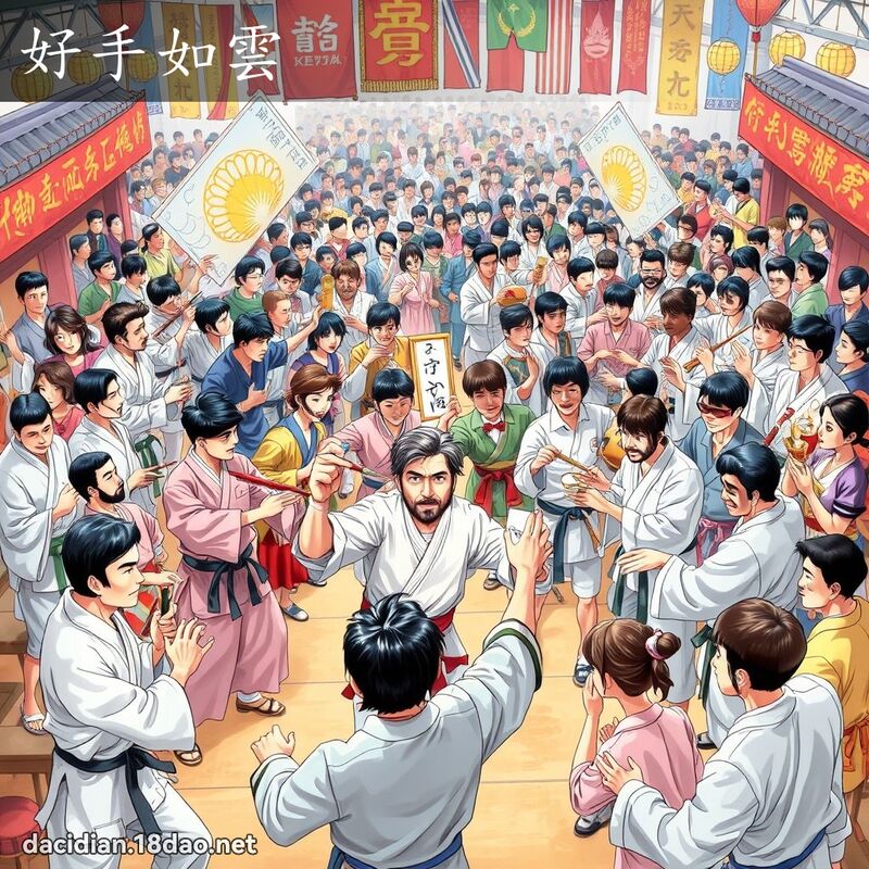 好手如云 - 国语大辞典配图
