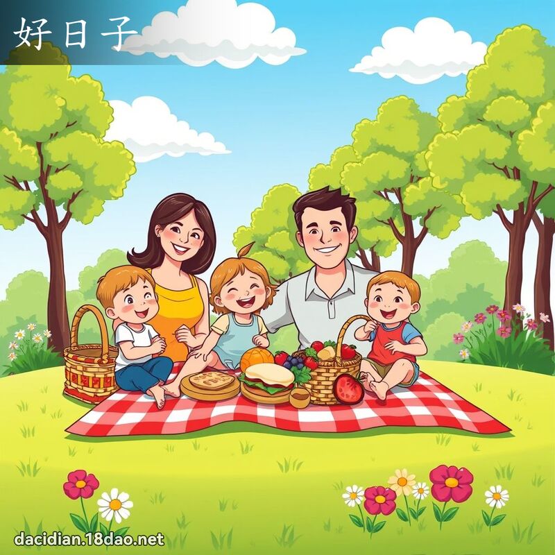 好日子 - 國語大辭典配圖