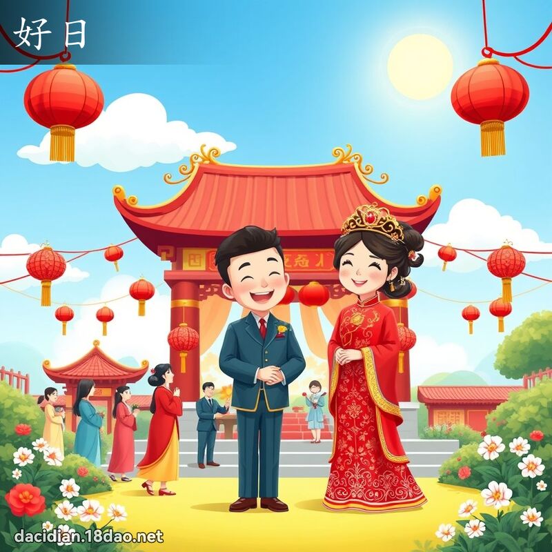 好日 - 國語大辭典配圖
