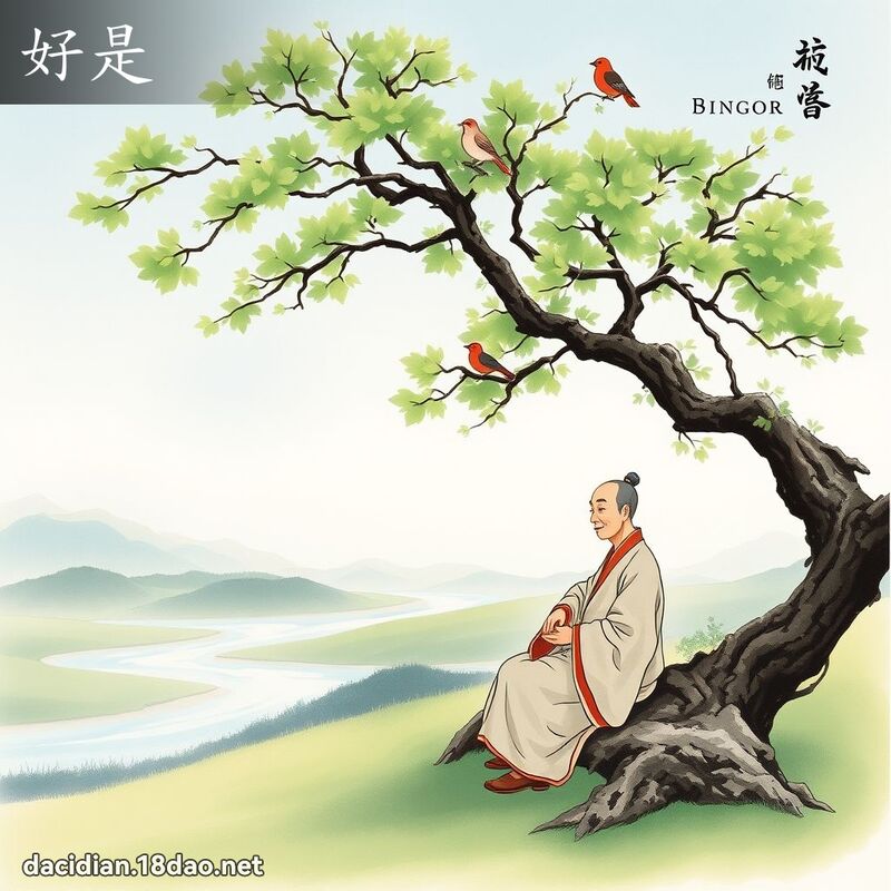 好是 - 國語大辭典配圖