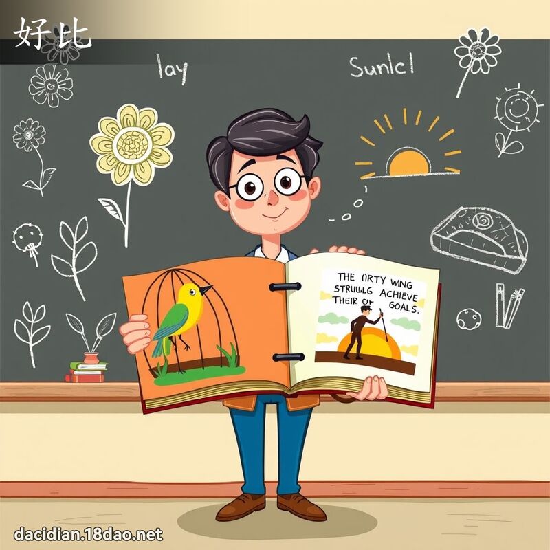 好比 - 國語大辭典配圖