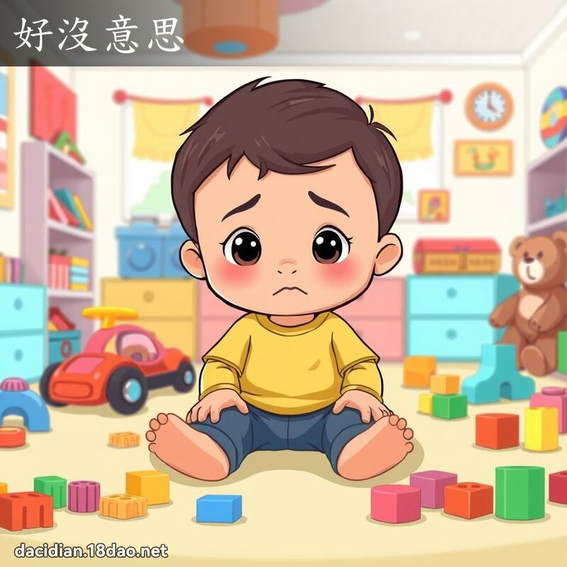 好沒意思 - 國語大辭典配圖