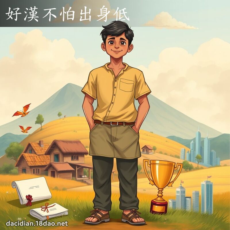 好漢不怕出身低 - 國語大辭典配圖