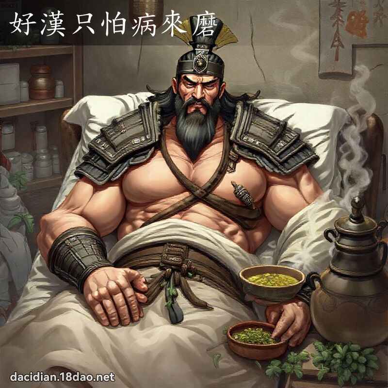 好漢只怕病來磨 - 國語大辭典配圖