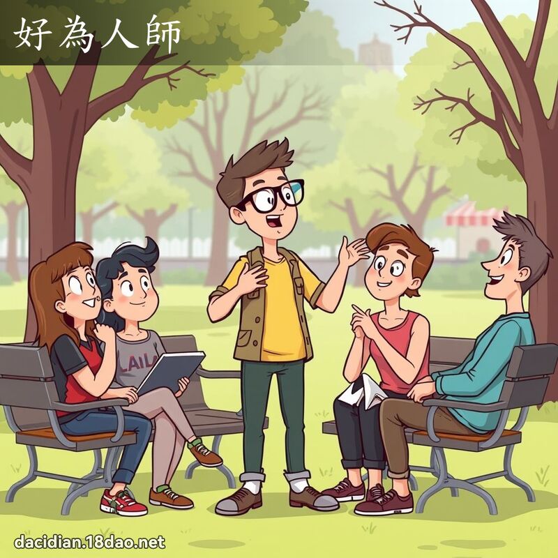 好為人師 - 國語大辭典配圖