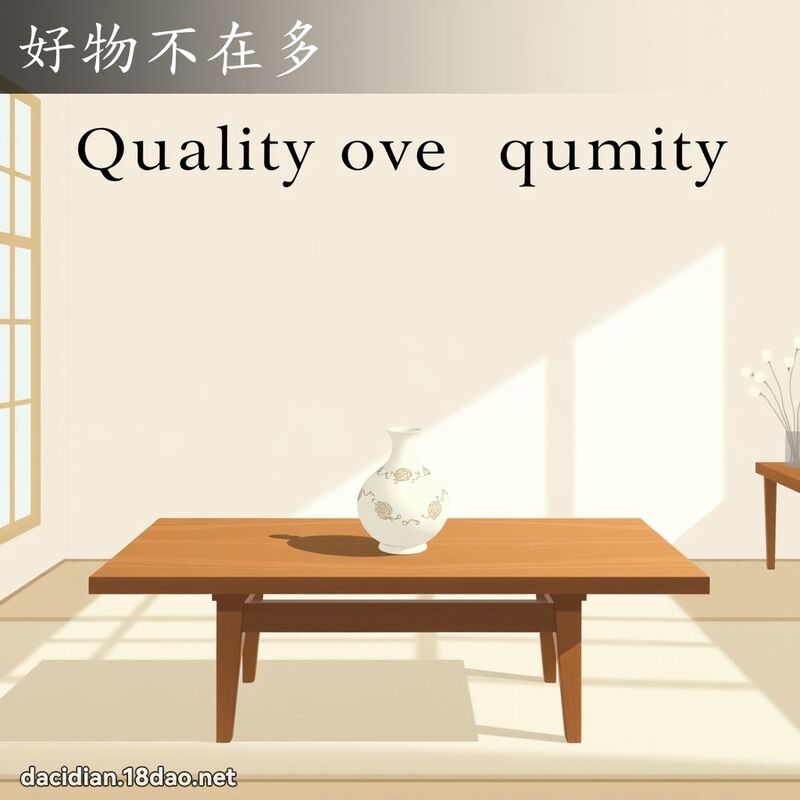 好物不在多 - 國語大辭典配圖