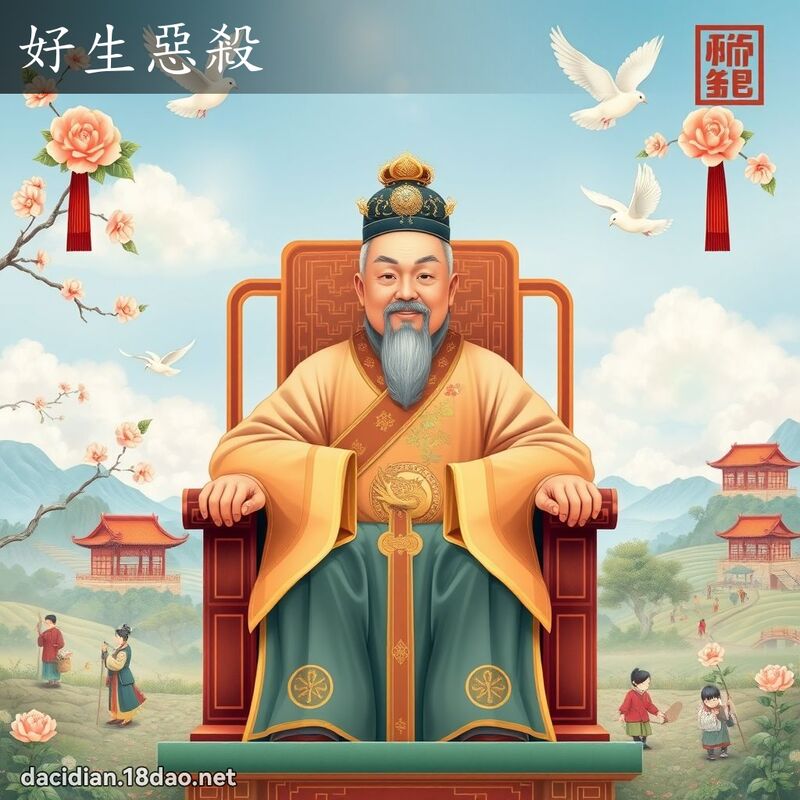 好生惡殺 - 國語大辭典配圖
