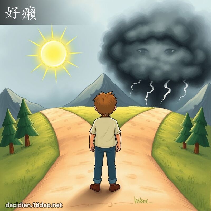好癩 - 國語大辭典配圖