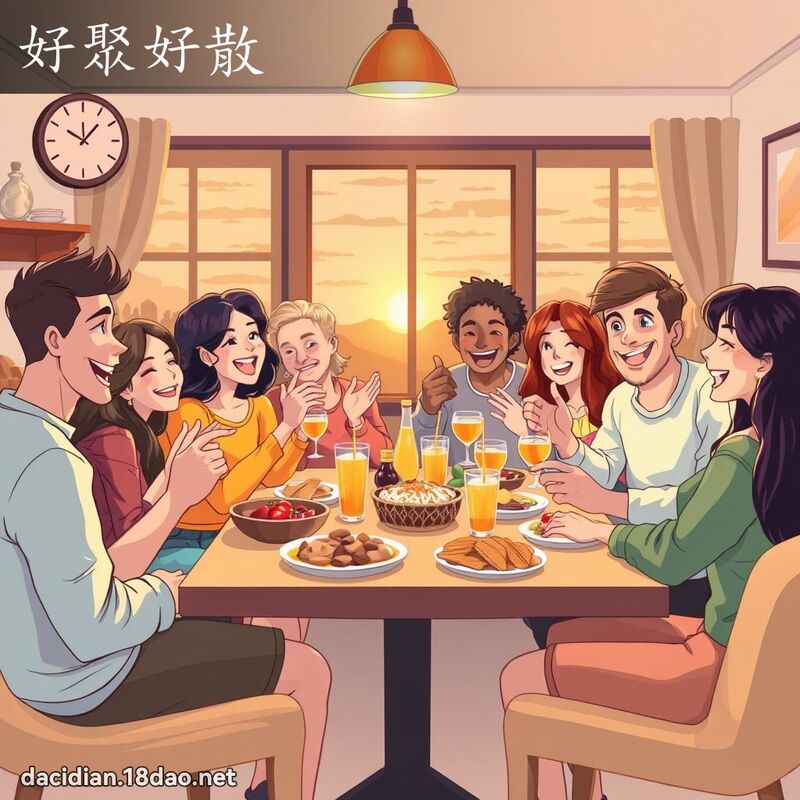 好聚好散 - 国语大辞典配图