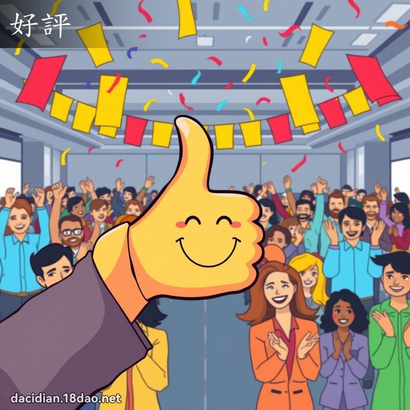好評 - 國語大辭典配圖