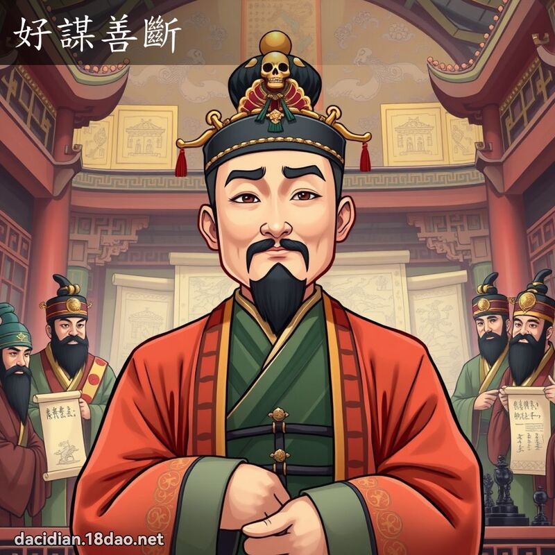 好谋善断 - 国语大辞典配图