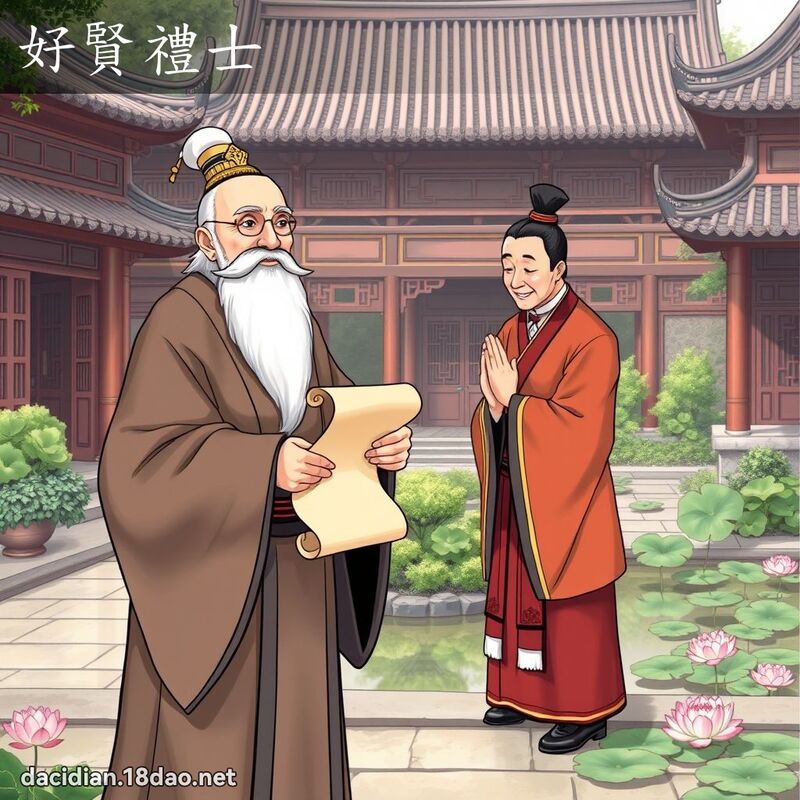 好賢禮士 - 國語大辭典配圖