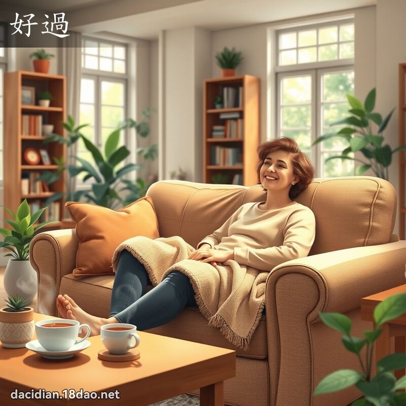 好過 - 國語大辭典配圖