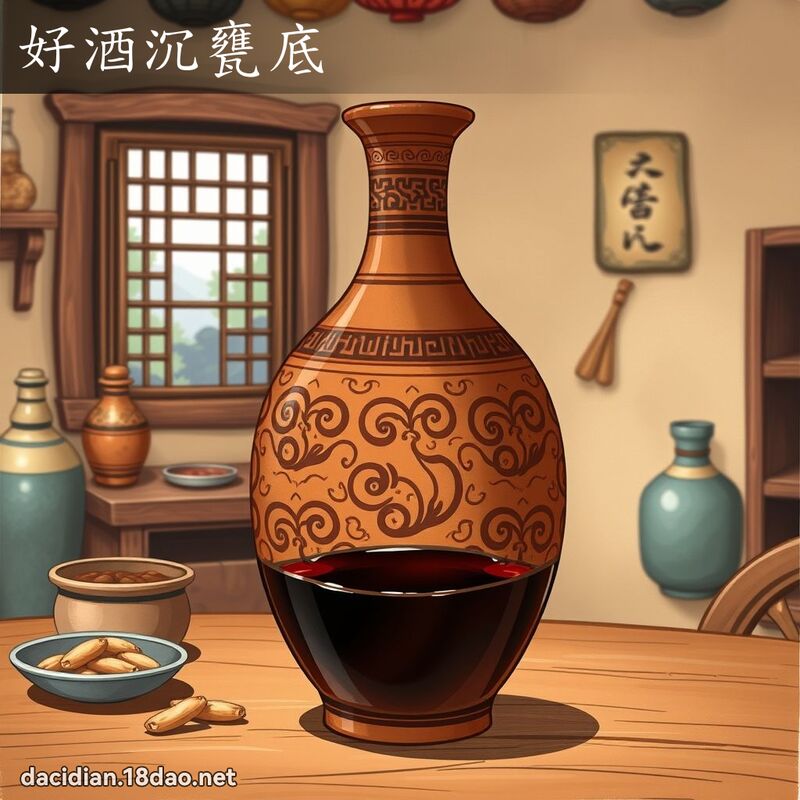 好酒沉甕底 - 國語大辭典配圖