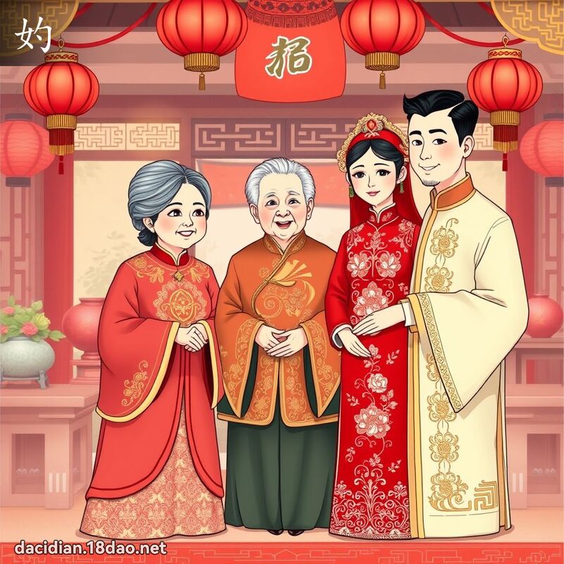 妁 - 國語大辭典配圖