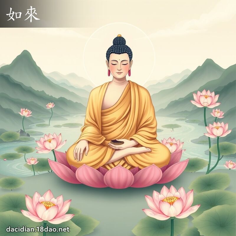 如來 - 國語大辭典配圖