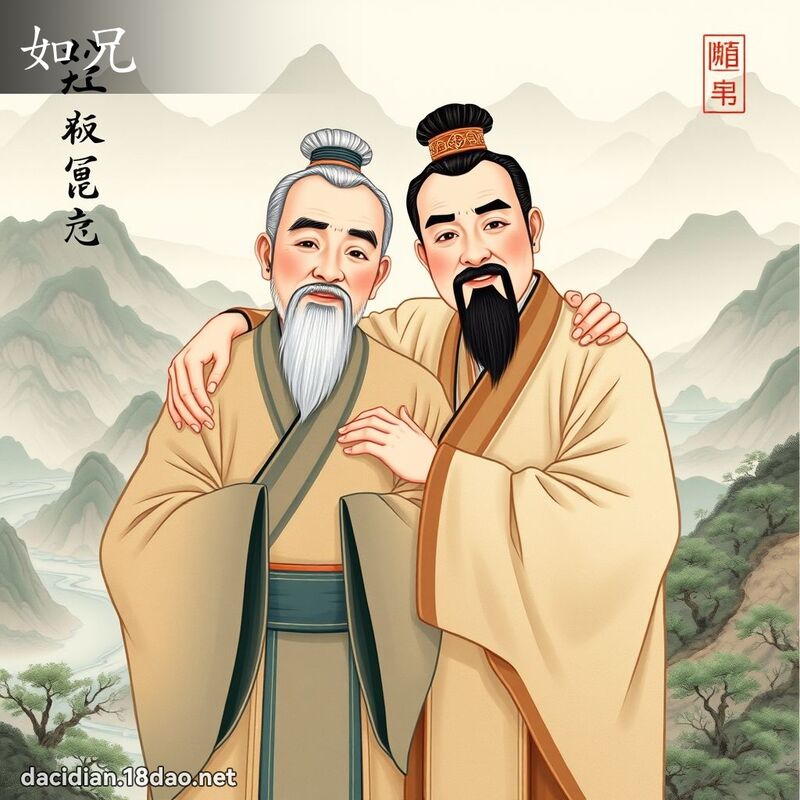 如兄 - 國語大辭典配圖