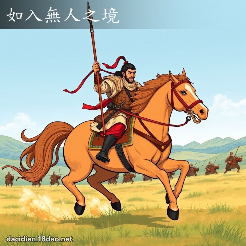如入無人之境 - 國語大辭典配圖