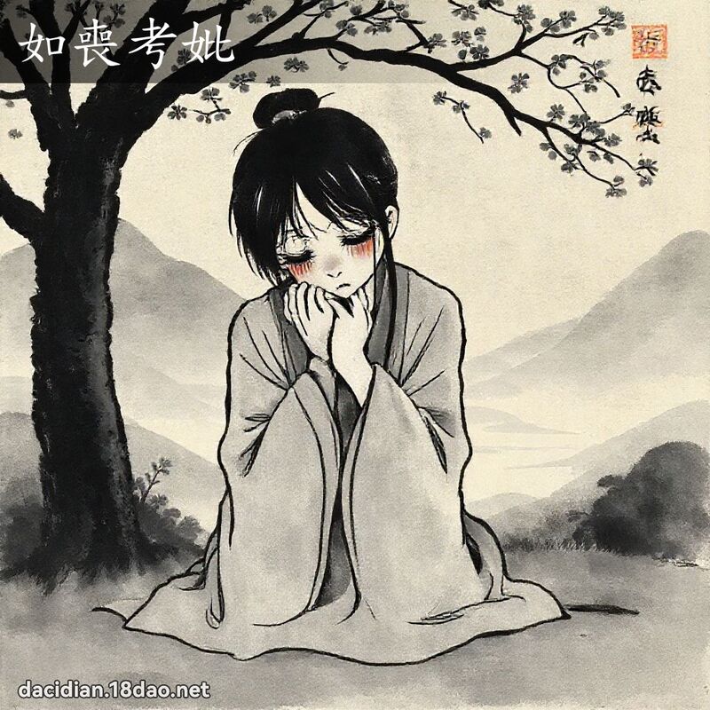 如喪考妣 - 國語大辭典配圖