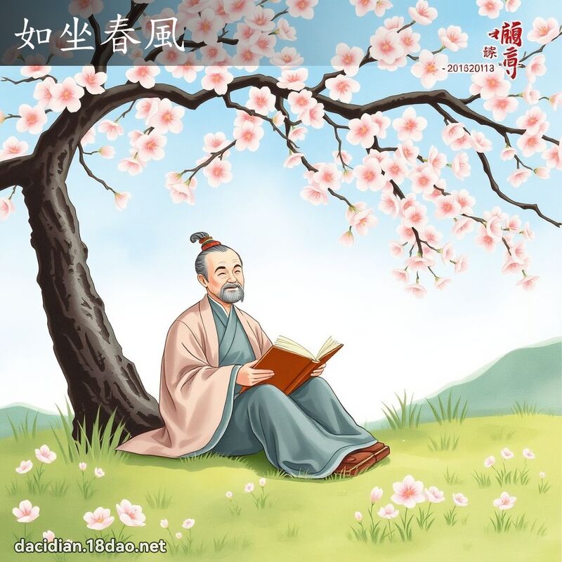 如坐春風 - 國語大辭典配圖