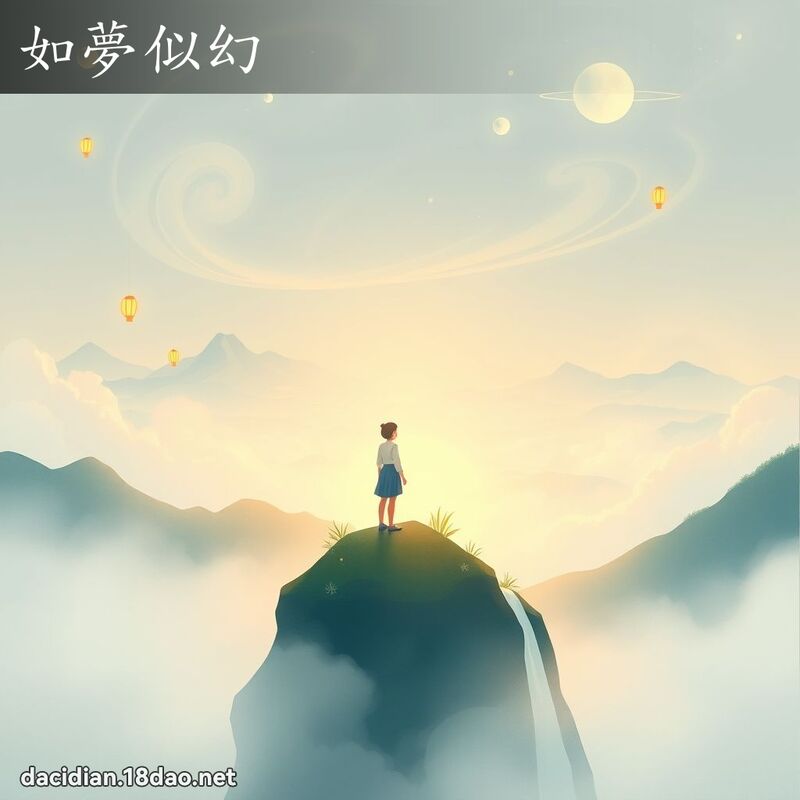如梦似幻 - 国语大辞典配图
