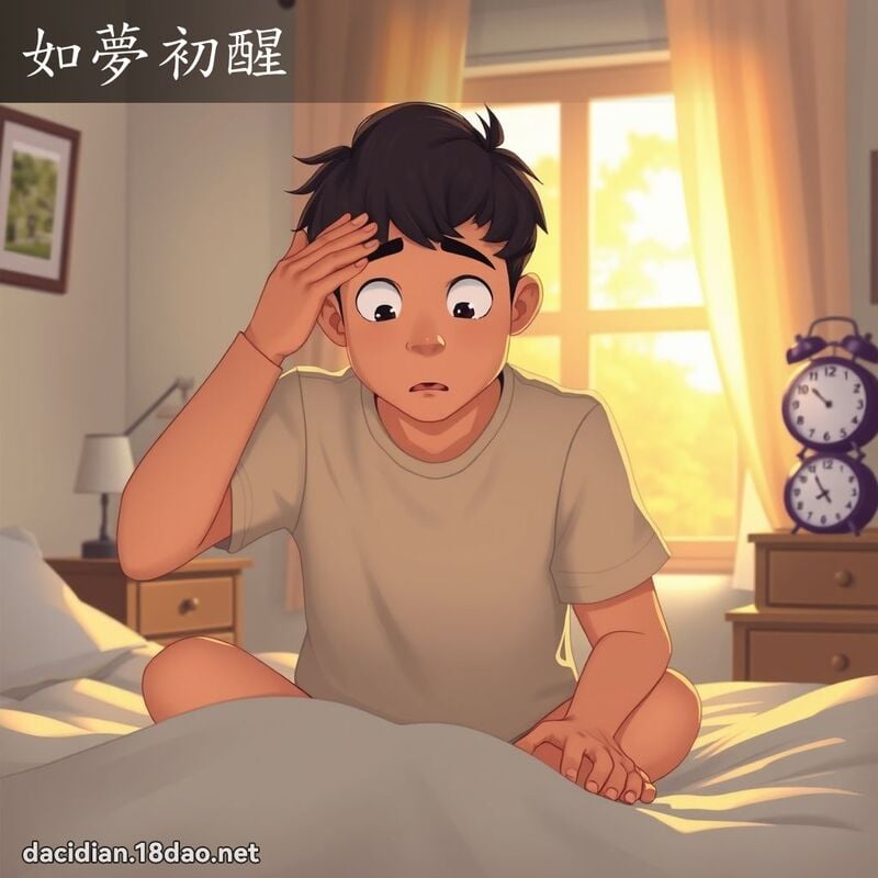 如夢初醒 - 國語大辭典配圖
