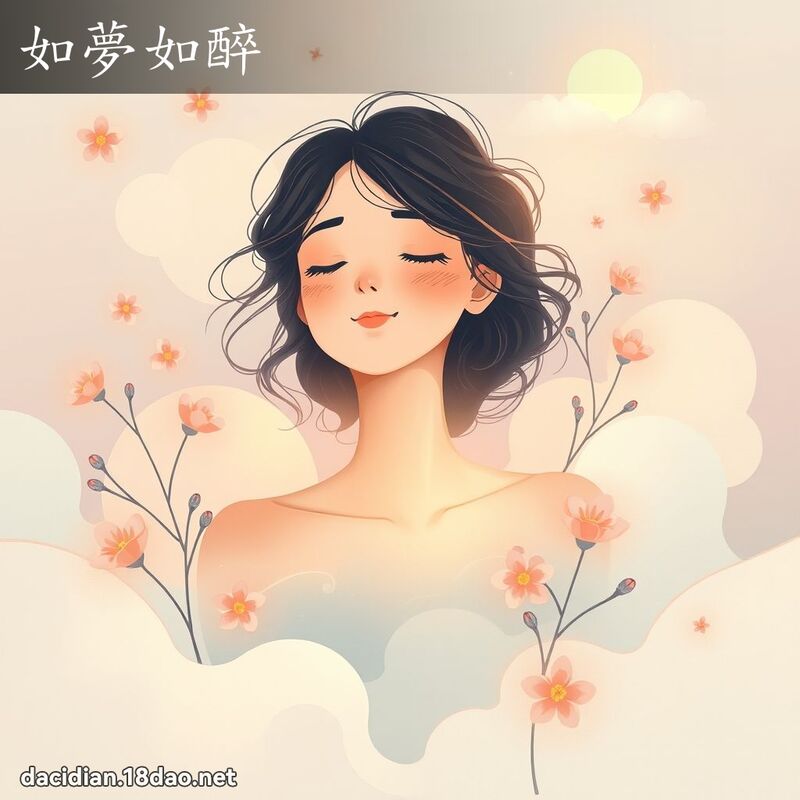如梦如醉 - 国语大辞典配图