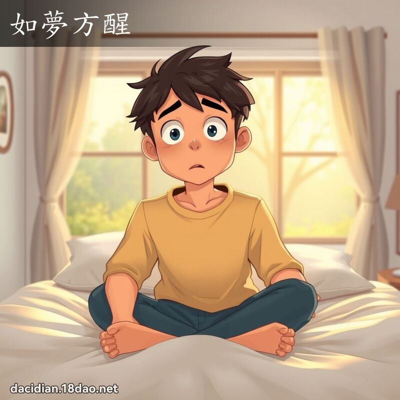如夢方醒 - 國語大辭典配圖