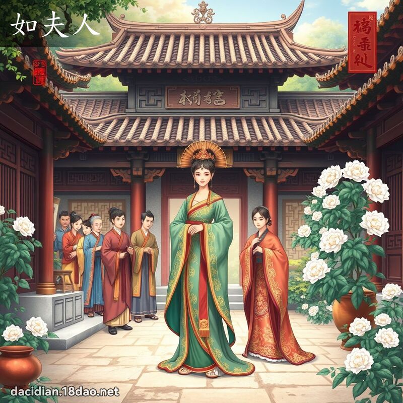 如夫人 - 国语大辞典配图