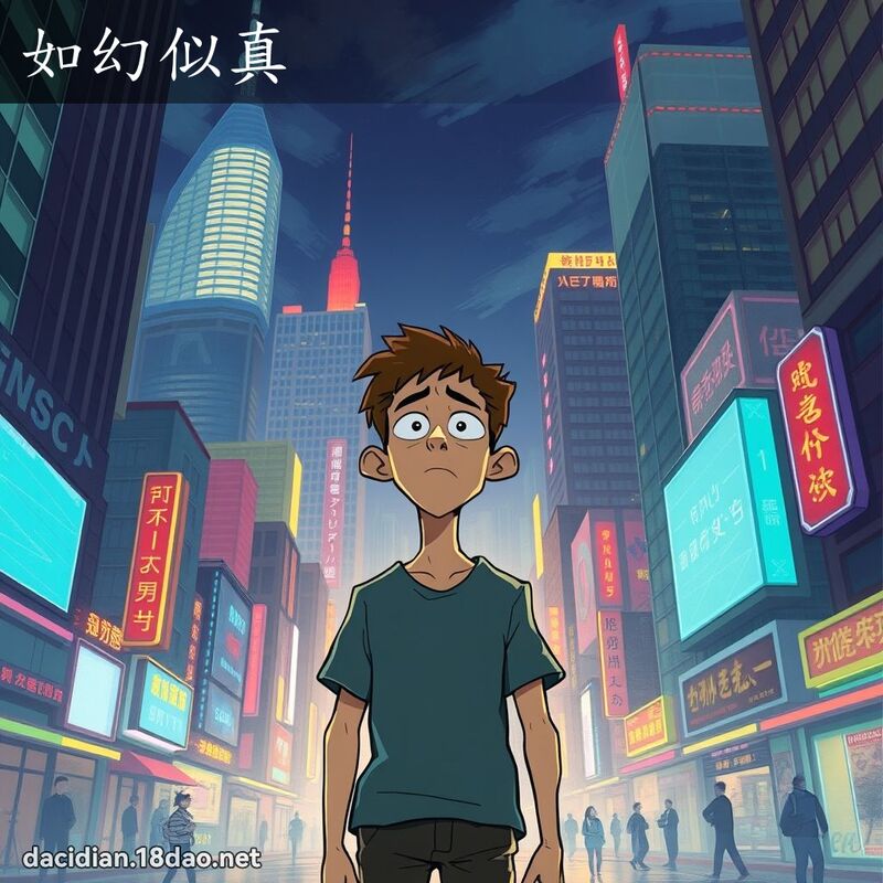 如幻似真 - 國語大辭典配圖
