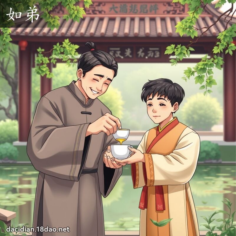 如弟 - 國語大辭典配圖