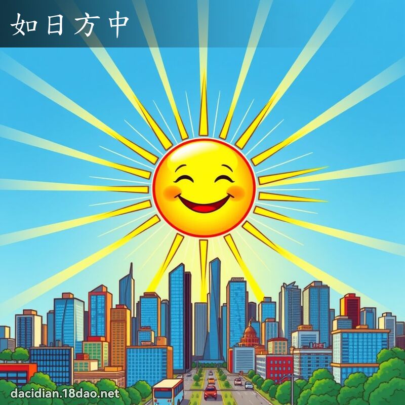如日方中 - 国语大辞典配图
