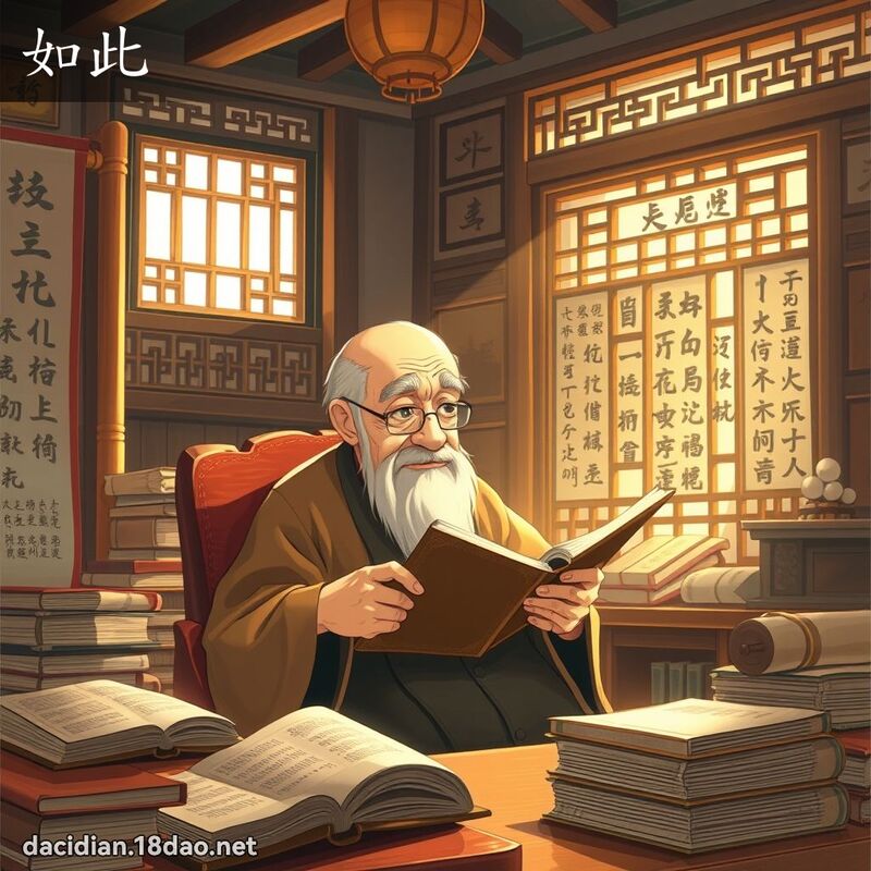 如此 - 国语大辞典配图