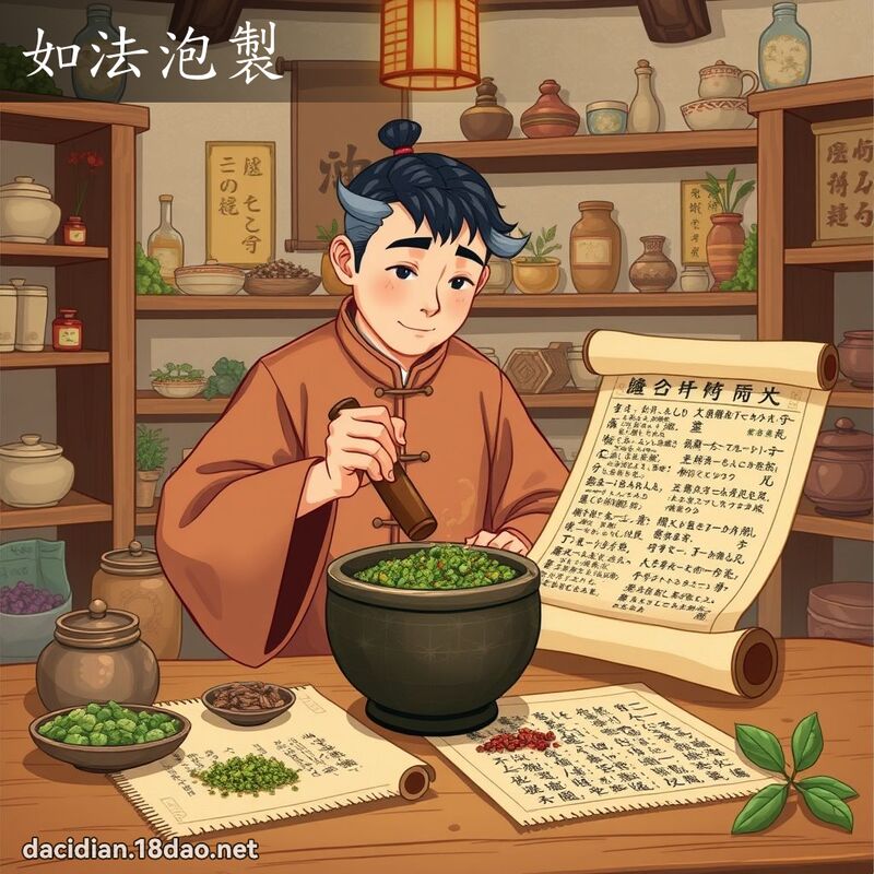 如法泡制 - 国语大辞典配图