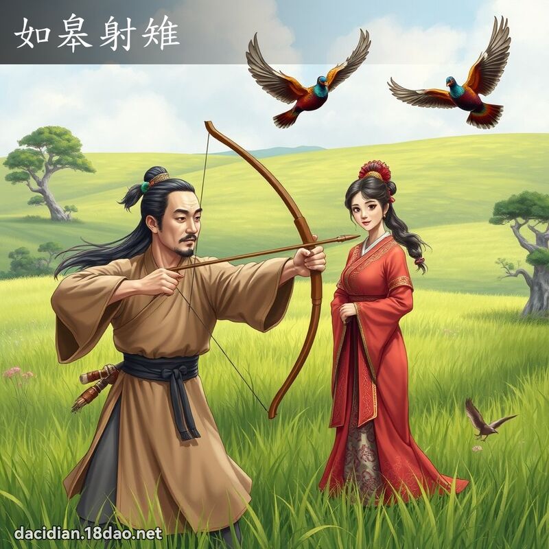 如皋射雉 - 国语大辞典配图
